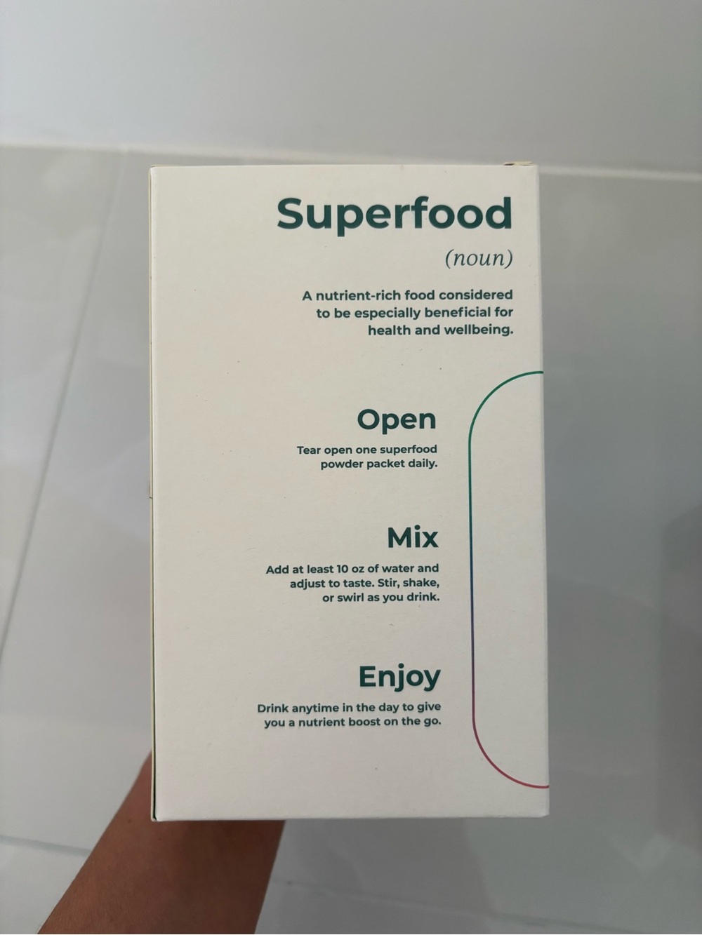 Superfood Powder 30 Stick Packs by juiceplus+ - White/Green Packaging - Picture 4 of 5